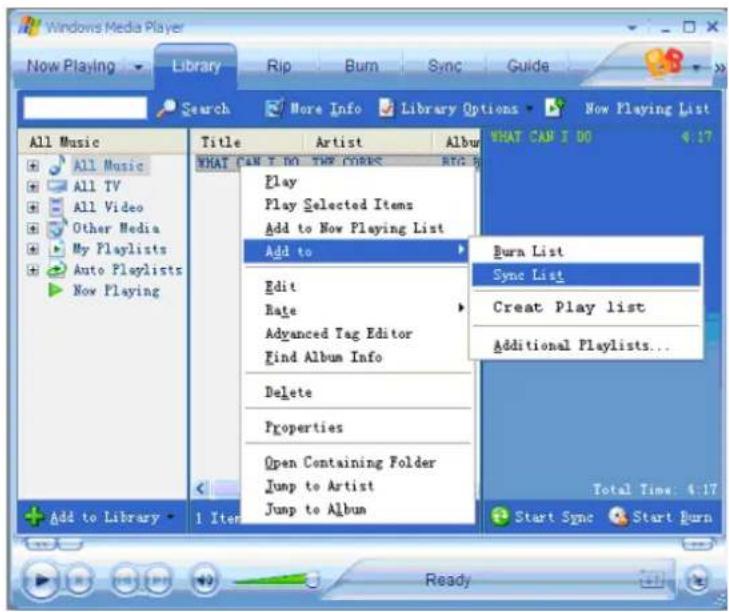 CURTIS MP4212 - The ways of Download songs : - 5