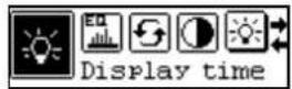 CURTIS MP4212 - Display time setting - 1