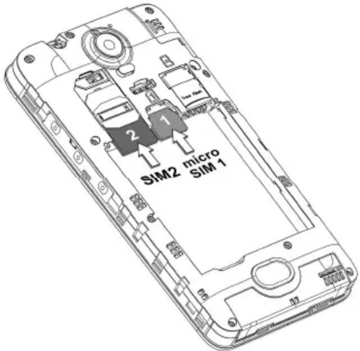 Micromax Bolt Q339 - SIM Card Insertion - 3