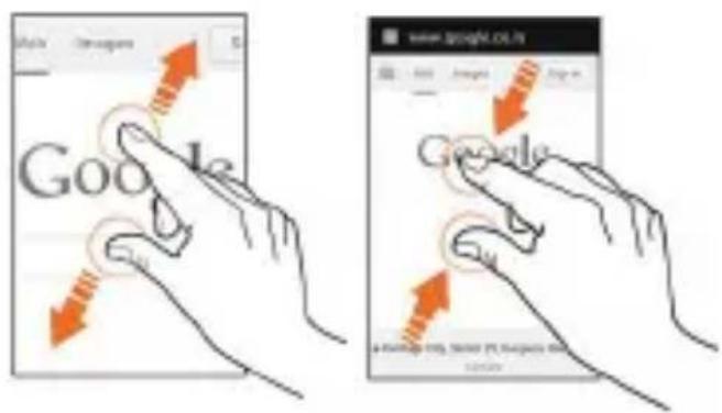 Micromax Bolt Q339 - Using the Pinch Zoom - 1