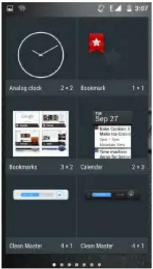 Micromax Bolt Q339 - Widgets - 1