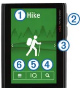 GARMIN Oregon 725T - Home Screen - 1