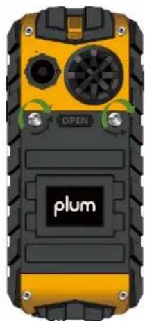 Plum Ram 3G - Installing and removing SIM card/Micro SD-card and Battery: - 4