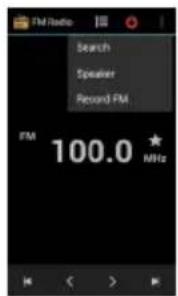 FM Radio Search Speaker Record PM FM 100.0 MHz