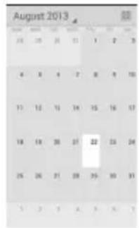 August 2013 New event Refresh Search Calendars to display Clear events Go to Settings