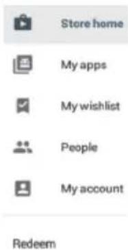 Store home My apps My wishlist People My account Redeem