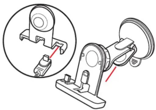 MAGELLAN RoadMate 2136 - Securing the Car Cradle - 1
