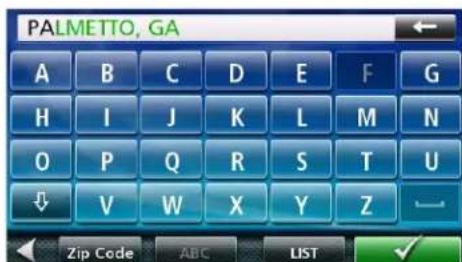 PALMETTO, GA A B C D E F G H I J K L M N O P Q R S T U ↓ V W X Y Z — Zip Code ABC LIST ✓