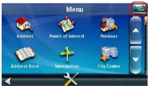 Menu Address Points of Interest Previous Address Book Intersection City Center