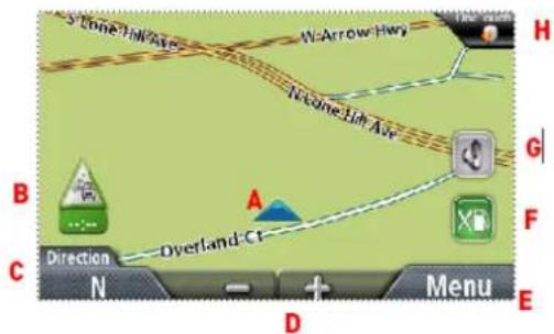 S-Tone-14h Ave N-Arrow Hwy N-Tone-14h Ave B A C Direction Overland Cf D Menu E F G