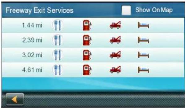 Freeway Exit Services Show On Map 1.44 mi 2.39 mi 3.02 mi 4.61 mi