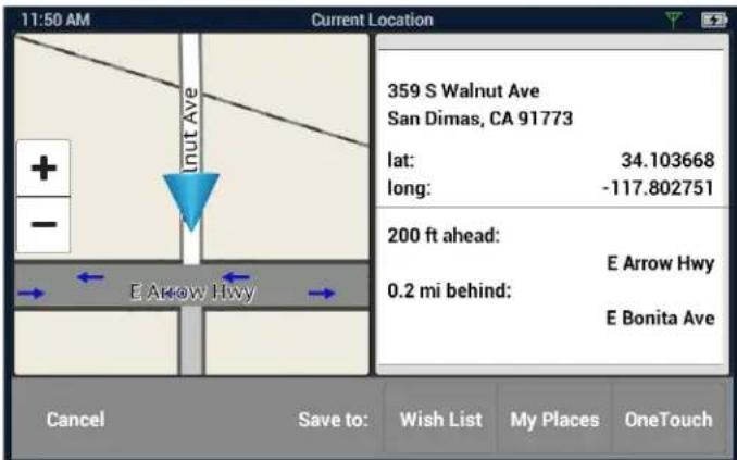 11:50 AM Current Location 359 S Walnut Ave San Dimas, CA 91773 lat: 34.103668 long: -117.802751 200 ft ahead: E Arrow Hwy 0.2 mi behind: E Bonita Ave Cancel Save to: Wish List My Places OneTouch