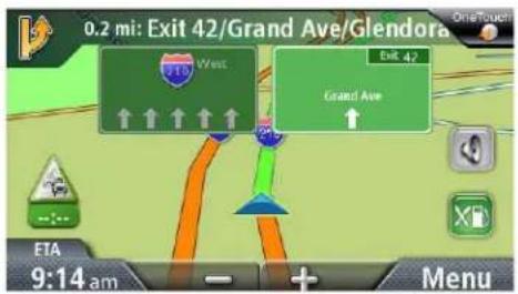 0.2 mi: Exit 42/Grand Ave/Glendora Exit 42 Grand Ave ETA 9:14 am Menu