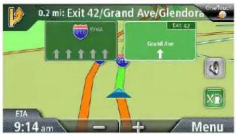 0.2 mi: Exit 42/Grand Ave/Glendora Exit 42 Grand Ave ETA 9:14 am Menu