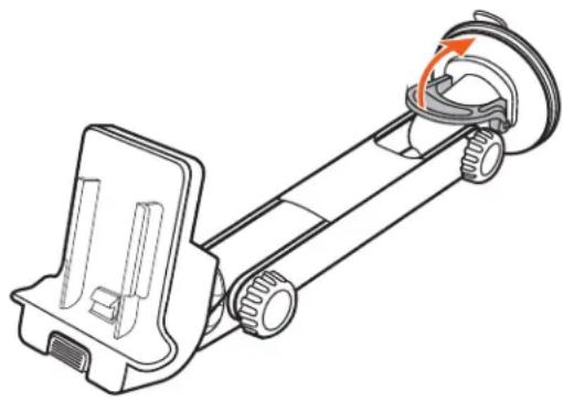 MAGELLAN RoadMate RV-9145T - Securing the Car Cradle - 1