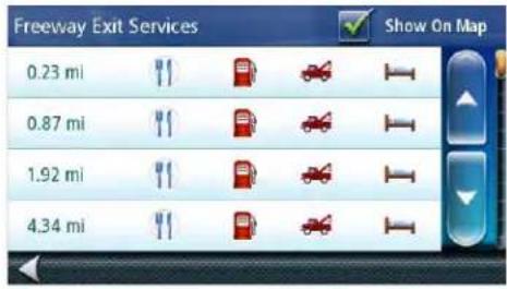 Freeway Exit Services 0.23 mi 0.87 mi 1.92 mi 4.34 mi