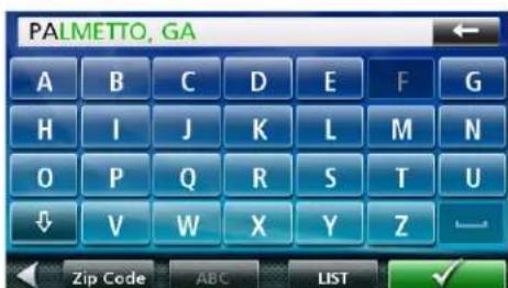 PALMETTO, GA A B C D E F G H I J K L M N O P Q R S T U ↓ V W X Y Z Zip Code ABC LIST ✓