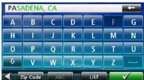 PASADENA, CA A B C D E F G H I J K L M N O P Q R S T U ↓ V W X Y Z — Zip Code ABC LIST ✓