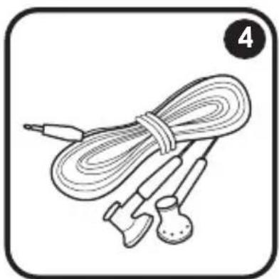 COBY PMP4320 - PACKAGE CONTENTS - 4
