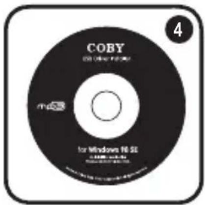 COBY MPC7097 - PACKAGE CONTENTS - 4