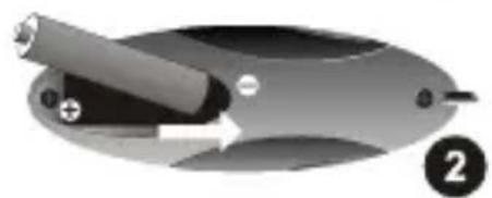 COBY MP-C546 - Loading a Battery - 2