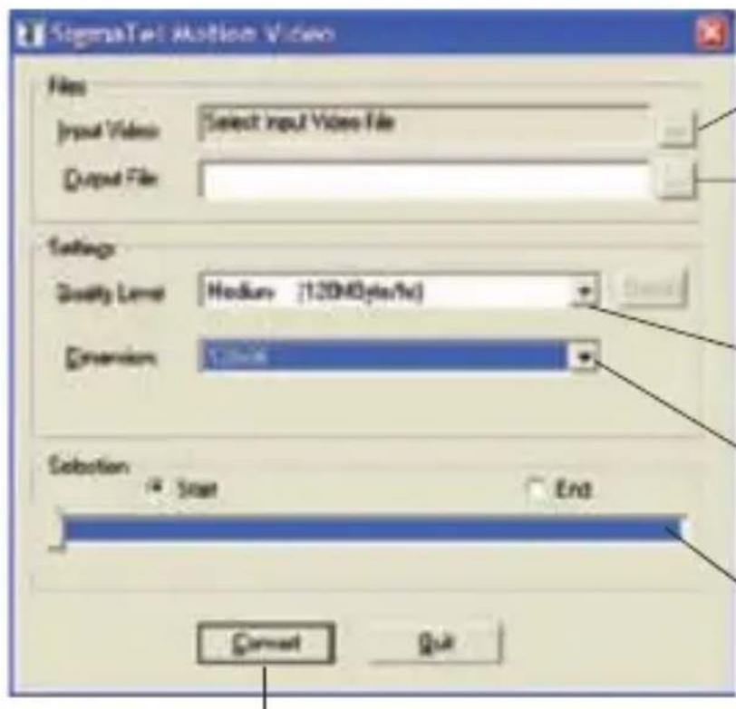 COBY MP-C7057 - Converting Video - 1