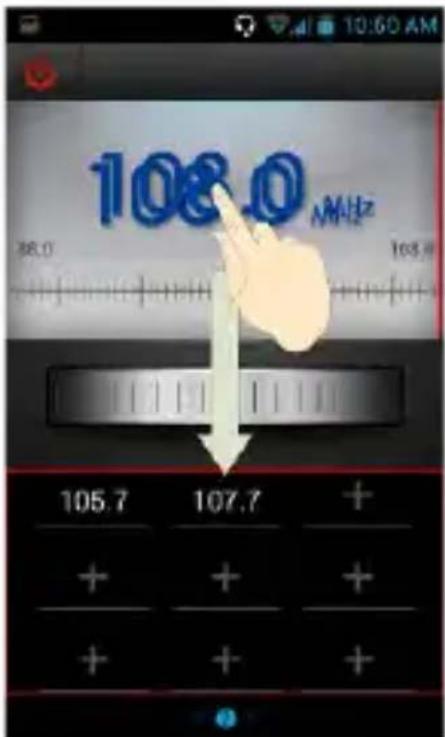 108.0 MHz 105.7 107.7 +