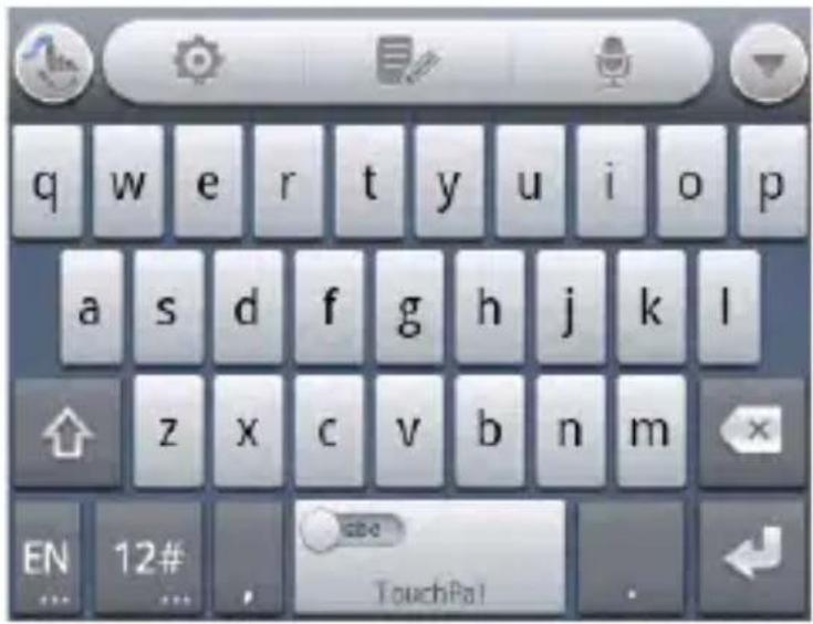 q w e r t y u i o p a s d f g h j k l z x c v b n m EN 12# TouchPa!