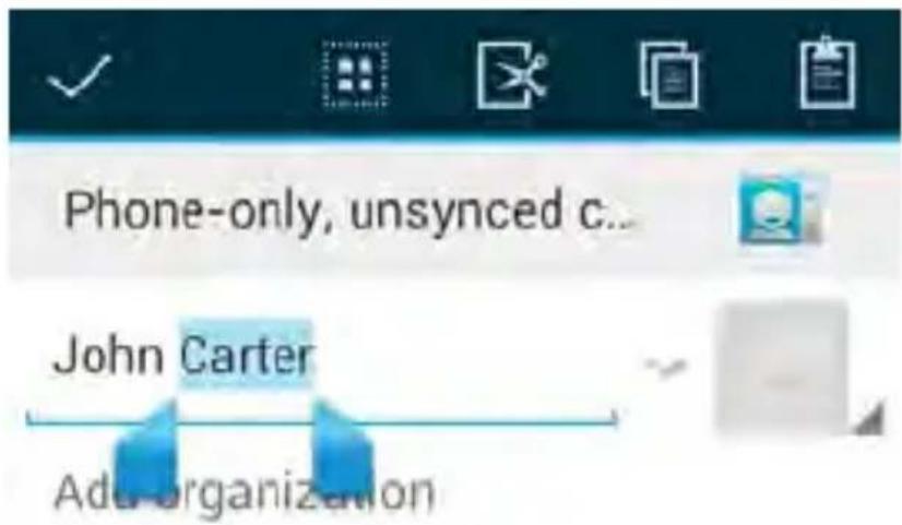 Phone-only, unsynced c... John Carter Adu-organization