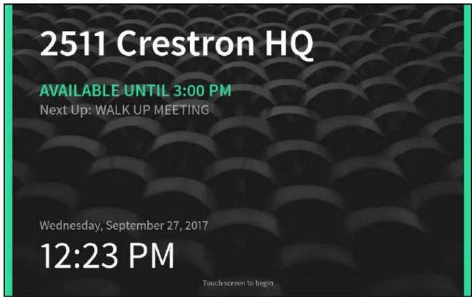 2511 Crestron HQ AVAILABLE UNTIL 3:00 PM Next Up: WALK UP MEETING Wednesday, September 27, 2017 12:23 PM Touch screen to begin