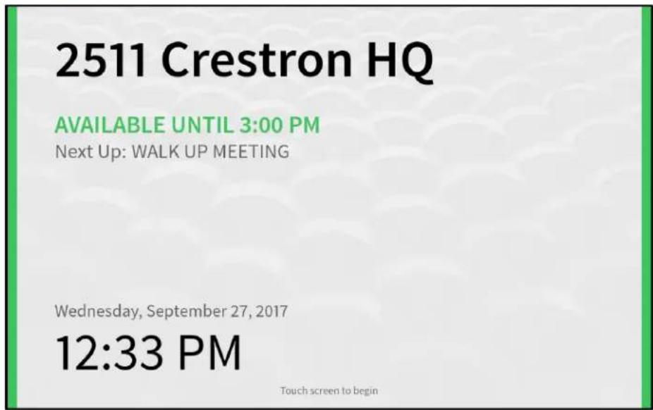 2511 Crestron HQ AVAILABLE UNTIL 3:00 PM Next Up: WALK UP MEETING Wednesday, September 27, 2017 12:33 PM Touch screen to begin