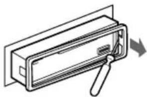 SONY MDX-C5970FP - Dismounting the unit - 3