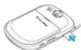 PANTECH Verse - REMOVING A microSD™ CARD - 1