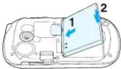 PANTECH Swift - Installing/Removing SIM card and battery - 3