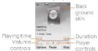PANTECH Revere - Media player - 1