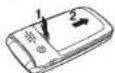 PANTECH Revere - Inserting a memory card - 1