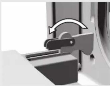 GORENJE BO73CLBUK - REMOVING AND REPLACING THE OVEN DOOR WITH A SINGLE-AXIS HINGE (depending on the model) - 2