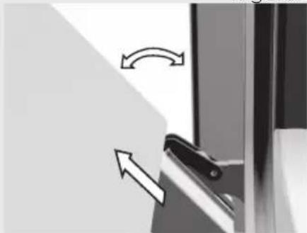 GORENJE BO73CLBUK - REMOVING AND REPLACING THE OVEN DOOR WITH A SINGLE-AXIS HINGE (depending on the model) - 5