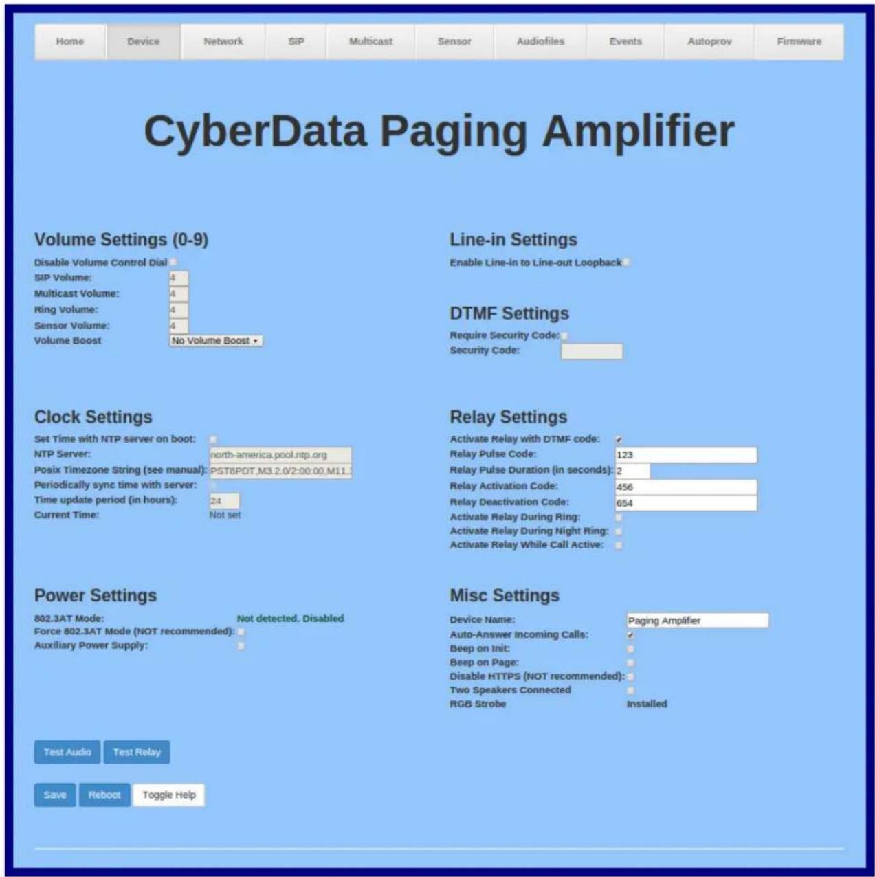 CyberData Systems 011405 - Configure the Device - 1