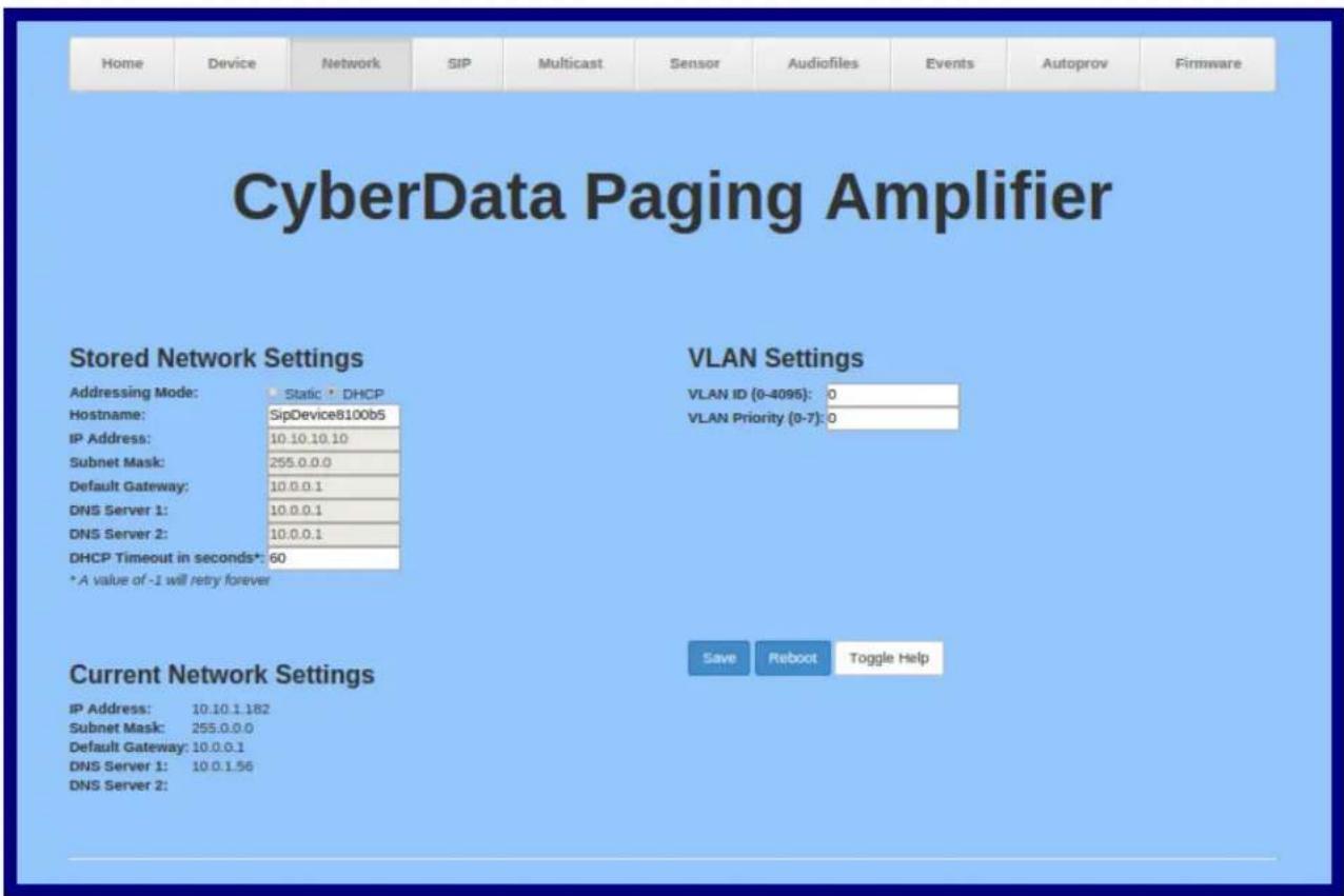 CyberData Systems 011405 - Configure the Network Parameters - 1