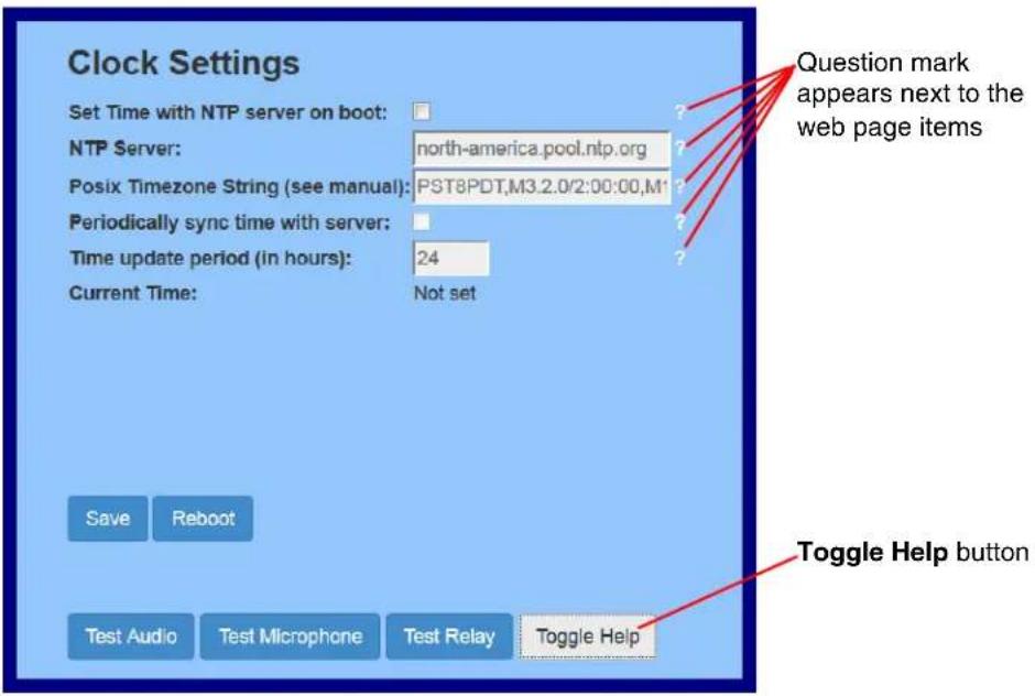 CyberData Systems 011405 - Using the Toggle Help Button - 1