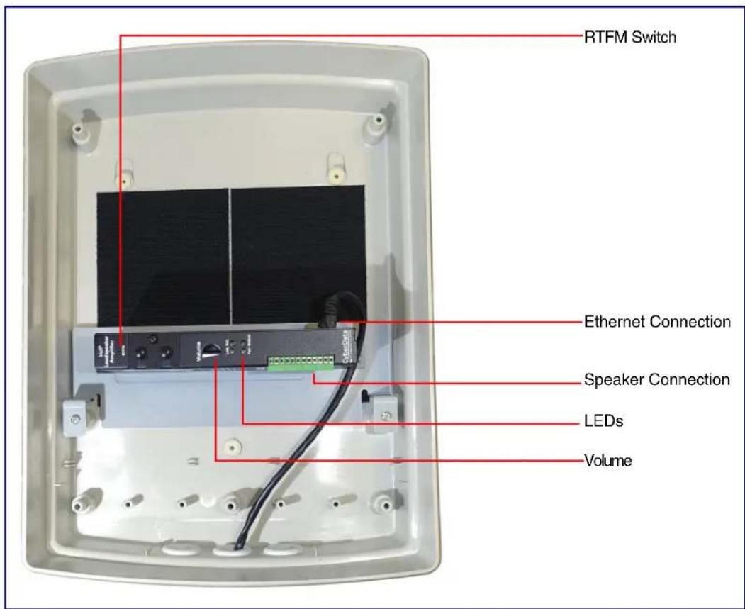 CyberData Systems 011405 - NEMA Box Components of the SIP Loudspeaker Amplifier (PoE) - 1