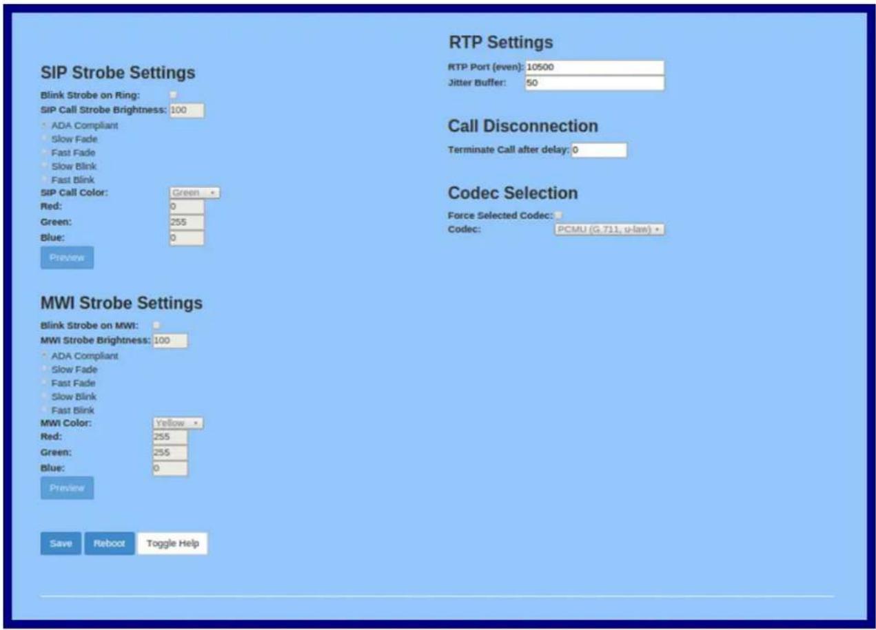 CyberData Systems 011405 - Configure the SIP (Session Initiation Protocol) Parameters - 2