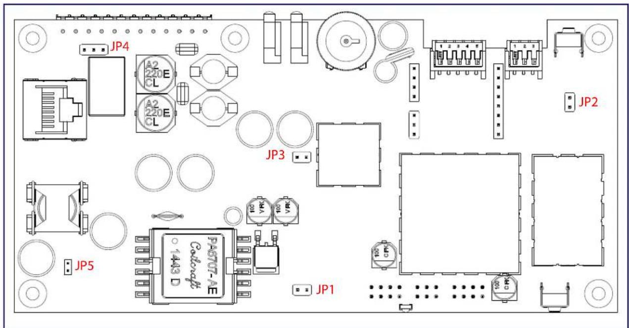 CyberData Systems 011405 - SIP Loudspeaker Amplifier (PoE) Jumpers - 1