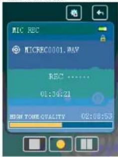 MIC REC MICREC0001.WAY REC ...... 01:04:21 HIGH TONE QUALITY 02:08:53