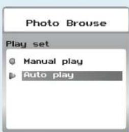 Photo Brouse Play set ● Manual play ▶ Auto play