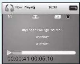 Now Playing 16:30 1/3 NOR my+heart+will+go+on.mp3 unknown unknown 00:00:41 00:05:10
