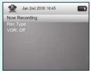 Jan 2nd 2006 16:45 Now Recording Rec Type VOR: Off