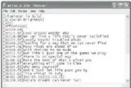 What is July. Notice! The list starts new help [clawincor - in July] [crash Or smtch] [all] [ORC#1500] [00:19:34] [00:21:07]Look again and wonder why [00:26:08]Iwe get live a life this's never satisfied [00:31:07]I'm only byless troubled minds [00:34:09]I'm looking for a way that we can never find [00:34:11]Many roads are ahead of us [00:36:05]with notice to be made [00:31:57]Just life is just one of the games we play [00:39:07]there is no special way [01:04:11]Make the best of what's when you [01:09:47]everything will come in time [01:24:45]why deny you're? [01:30:73]don't just let life pass you by [01:31:40]this winter is July [04:00:29][07:45:38][03:30:23] [01:18:55]ouland dreams can never last