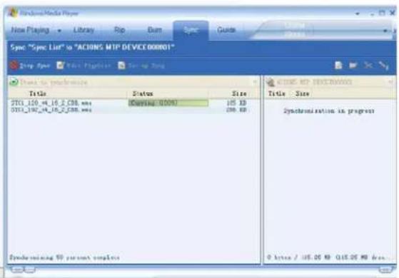 Sync "Sync List" is "ACIORS MIP DEVICE:000001" Snap Sync Sync List Sync List Snap List Sync List Status Size STG_120_M4_16_2_CBS.msc (Keypise: 100%) 105 KB STG_120_M4_16_2_CBS.msc (Keypise: 100%) 105 KB Synchronising 90 percent complete C:\Windows\MIP\REDAVOS\* Synchronisation in progress 0 bytes / 105.00 KB Q15.00 MB done